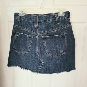 New Free People Denim Skirt Sz 4